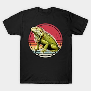 Iguana Retro Vintage T-Shirt